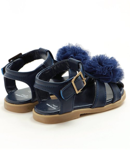 apres les cours（アプレレクール）の「flowerモチーフサンダル（サンダル・キッズ・ネイビー/ピンク/ベージュ・21/20/19/14/17/18/16/15 ）」の10枚目の写真