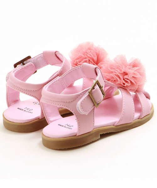 apres les cours（アプレレクール）の「flowerモチーフサンダル（サンダル・キッズ・ネイビー/ピンク/ベージュ・21/20/19/14/17/18/16/15 ）」の11枚目の写真