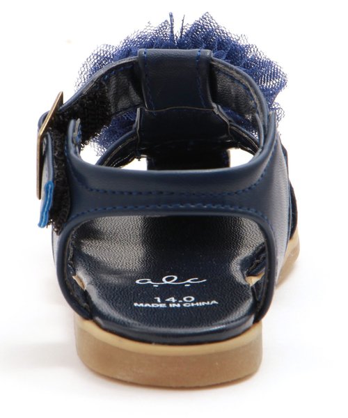 apres les cours（アプレレクール）の「flowerモチーフサンダル（サンダル・キッズ・ネイビー/ピンク/ベージュ・21/20/19/14/17/18/16/15 ）」の6枚目の写真