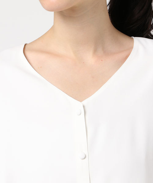 LOVELESS（ラブレス）の「【LOVELESS】WOMENS リボンフレアブラウス（シャツ/ブラウス・レディース・オフホワイト・34/36）」の5枚目の写真