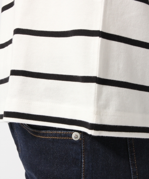 GLOBAL WORK（グローバルワーク）の「スーピマボリュームスリーブプルオーバー/761817（Tシャツ/カットソー・レディース・オレンジ系その他/ベージュ系その他/ブラック/その他/ホワイト・MEDIUM/LARGE/SMALL）」の12枚目の写真