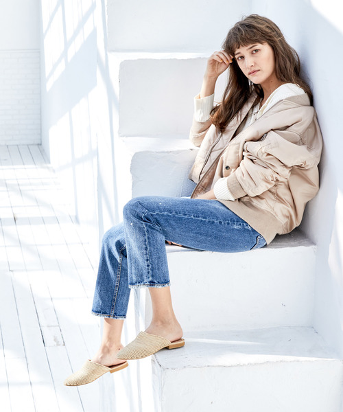 CIAOPANIC（チャオパニック）の「ビッグシルエットMA-1（MA-1・レディース・ベージュ/レッド/カーキ・FREE）」の7枚目の写真