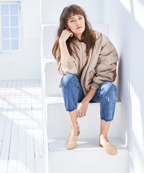 CIAOPANIC（チャオパニック）の「ビッグシルエットMA-1（MA-1・レディース・ベージュ/レッド/カーキ・FREE）」の20枚目の写真