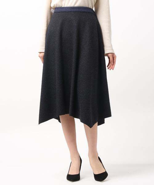 RIVE DROITE(リヴドロワ)の「リバーシブルイレヘムスカート(スカート・レディース・グレー/ネイビー・38/36)」の5枚目の写真