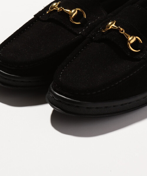 MANEBU（マネブ）の「###【別注】 ＜MANEBU＞ BITCH SUEDE LTR/ローファー ◇：（ローファー・メンズ・ブラック/ワインレッド/レッド・43/41/40/42）」の9枚目の写真