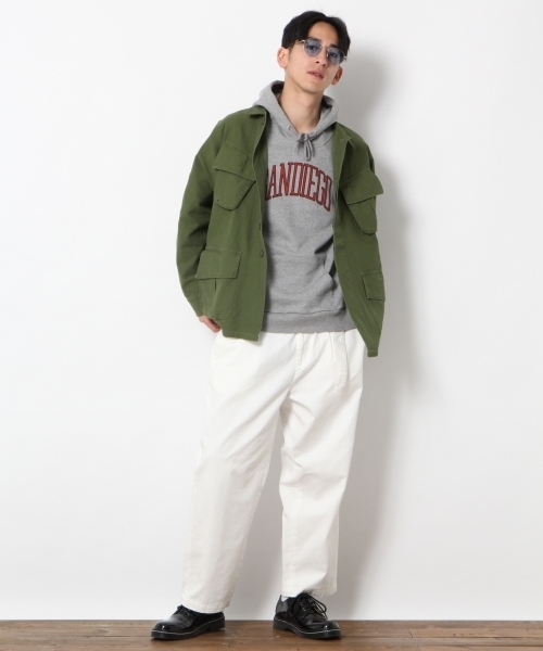 RAGEBLUE（レイジブルー）の「ベルテッドチノワイドパンツ/783947（チノパンツ・メンズ・ホワイト/ベージュ/ネイビー/オリーブ/ライトブラウン・LARGE/MEDIUM/SMALL）」の7枚目の写真