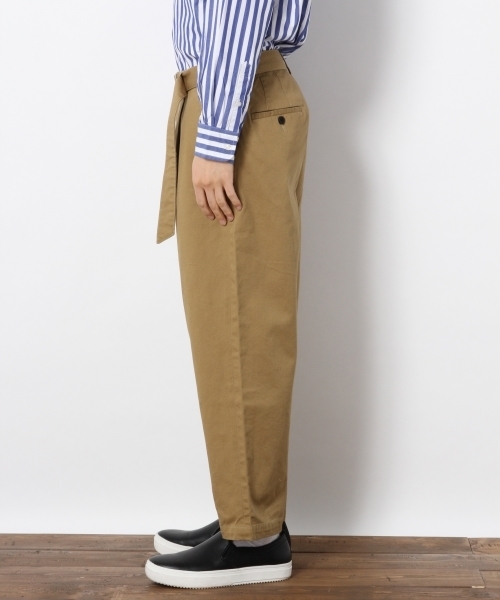 RAGEBLUE（レイジブルー）の「ベルテッドチノワイドパンツ/783947（チノパンツ・メンズ・ホワイト/ベージュ/ネイビー/オリーブ/ライトブラウン・LARGE/MEDIUM/SMALL）」の18枚目の写真