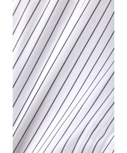 22 OCTOBRE（ヴァンドゥ－オクトーブル）の「◆ストレッチブロードシャツ（シャツ/ブラウス・レディース・ホワイト/オフホワイト/グリーン・38）」の7枚目の写真