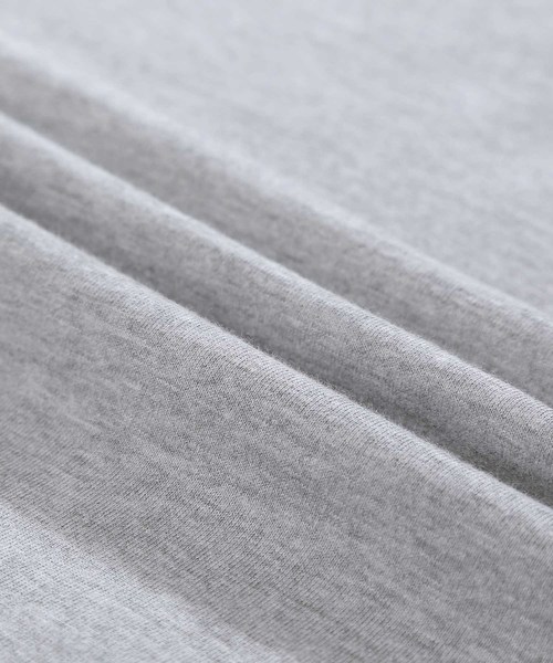 MONO-MART（モノマート）の「ツインロールネック Uネックカットソー  T/C(1/2 sleeve)（Tシャツ/カットソー・メンズ・ホワイト/オートミール/グレー/ワイン/エメラルド/カーキ/ブラウン/ネイビー/レッド/チャコール/ブラック/ブルー系その他/スモークピンク/ロイヤルブルー・L/M/S/XL）」の20枚目の写真