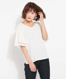 a.v.v | フレアスリーブブラウス(シャツ/ブラウス)