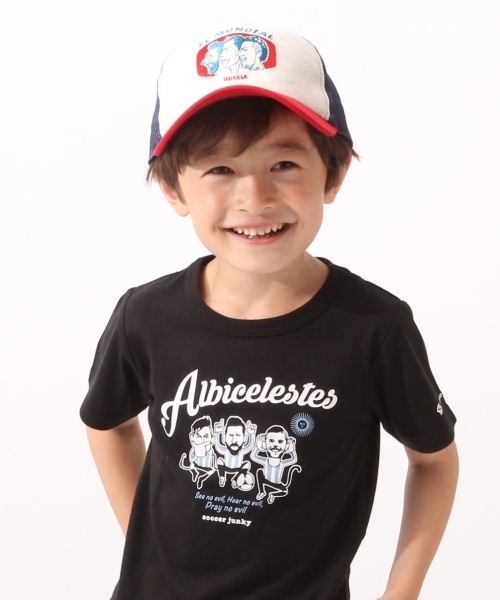 GLOBAL WORK(グローバルワーク)の「【キッズ】サッカージャンキーCAP/789940(キャップ・キッズ・ホワイト/グレー/ブラック・LARGE/MEDIUM)」の2枚目の写真