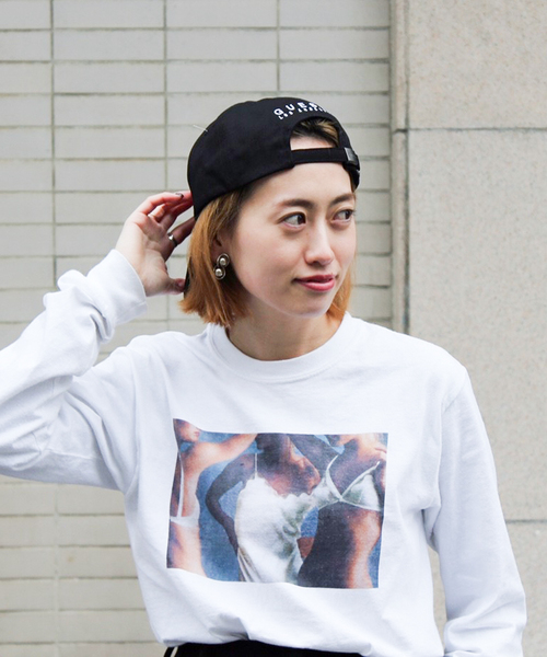 Guess（ゲス）の「【GUESS】TWILL LOW CAP / 【ゲス】ツイル　ロウ　キャップ（キャップ・メンズ・ホワイト/ブラック/ベージュ/ネイビー/ライトグリーン/ライトパープル/ワインレッド/ピンク・FREE）」の12枚目の写真