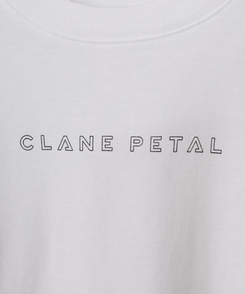 CLANE（クラネ）の「クラネペタルパックTシャツ（Tシャツ/カットソー・レディース・ブラック/ホワイト・1/2）」の10枚目の写真