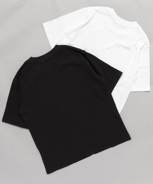 CLANE（クラネ）の「クラネペタルパックTシャツ（Tシャツ/カットソー・レディース・ブラック/ホワイト・1/2）」の7枚目の写真