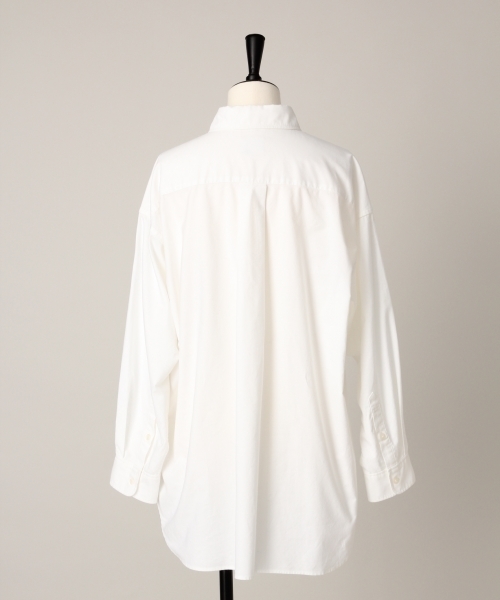 LOWRYS FARM（ローリーズファーム）の「ＲＥＧシャツＬＳ　809261（シャツ/ブラウス・レディース・ブラウン/オフホワイト・MEDIUM/LARGE）」の6枚目の写真