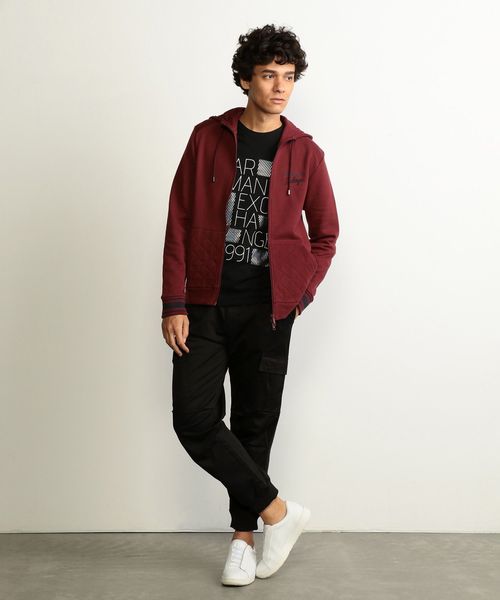 ARMANI EXCHANGE（アルマーニエクスチェンジ）の「【A|Xアルマーニ エクスチェンジ】シャイニーロゴ　ロングTシャツ（Tシャツ/カットソー・メンズ・ホワイト/ブラック・SMALL/MEDIUM/LARGE/X-LARGE/X-SMALL）」の8枚目の写真