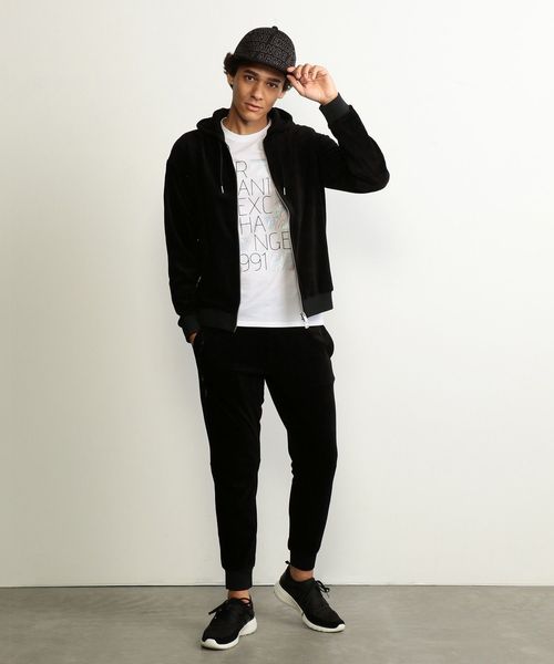 ARMANI EXCHANGE（アルマーニエクスチェンジ）の「【A|Xアルマーニ エクスチェンジ】シャイニーロゴ　ロングTシャツ（Tシャツ/カットソー・メンズ・ホワイト/ブラック・SMALL/MEDIUM/LARGE/X-LARGE/X-SMALL）」の20枚目の写真