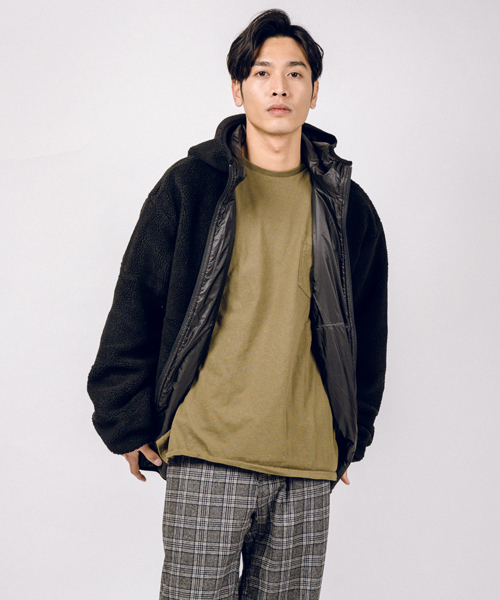 GOOD DEAL（グッドディール）の「【GOOD DEAL / グッドディール】BOA HOOD RE PARKA（その他アウター・レディース・ブラック/ベージュ/ナチュラル・S/M/L）」の2枚目の写真