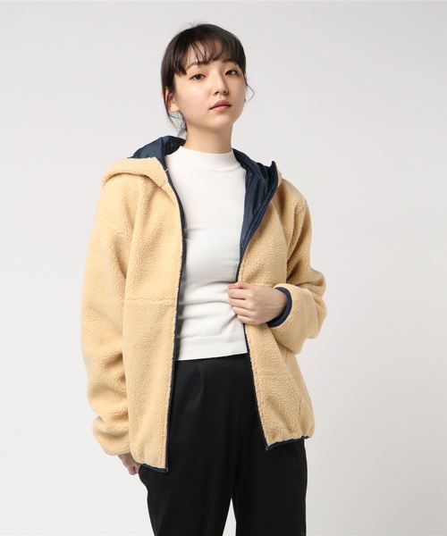 GOOD DEAL（グッドディール）の「【GOOD DEAL / グッドディール】BOA HOOD RE PARKA（その他アウター・レディース・ブラック/ベージュ/ナチュラル・S/M/L）」の12枚目の写真
