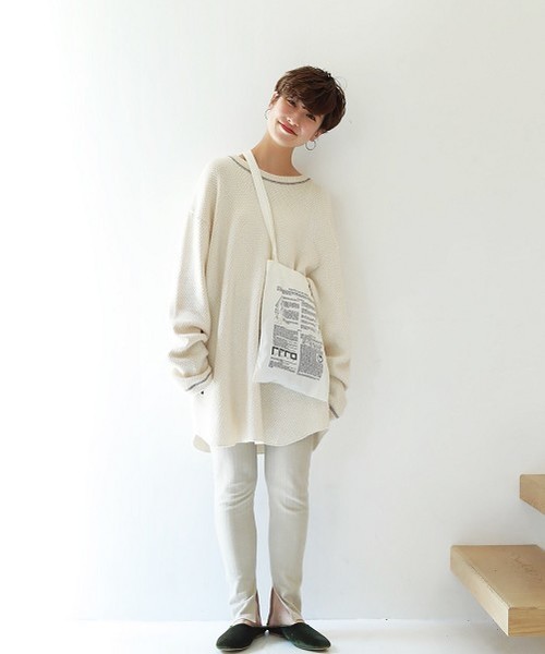 TODAYFUL（トゥデイフル）の「Vintageプリントトートバッグ（トートバッグ・レディース・オフホワイト・FREE）」の4枚目の写真