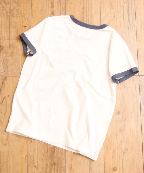 Wrangler(ラングラー)の「Wrangler/ラングラー WASHED LOGO RINGER T-SHIRTS ロゴ リンガー Tシャツ WT5061(Tシャツ/カットソー・レディース・ネイビー/レッド・SMALL/MEDIUM)」の12枚目の写真