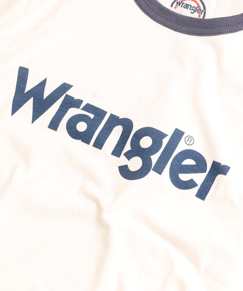 Wrangler(ラングラー)の「Wrangler/ラングラー WASHED LOGO RINGER T-SHIRTS ロゴ リンガー Tシャツ WT5061(Tシャツ/カットソー・レディース・ネイビー/レッド・SMALL/MEDIUM)」の9枚目の写真