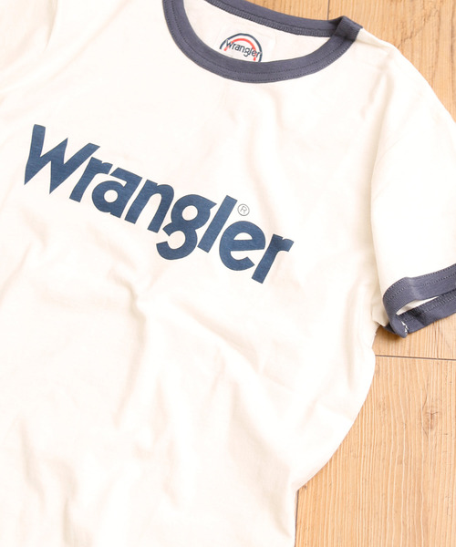 Wrangler(ラングラー)の「Wrangler/ラングラー WASHED LOGO RINGER T-SHIRTS ロゴ リンガー Tシャツ WT5061(Tシャツ/カットソー・レディース・ネイビー/レッド・SMALL/MEDIUM)」の11枚目の写真