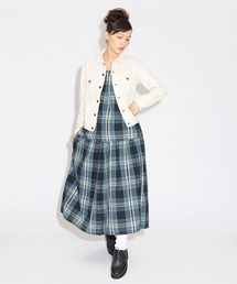 BEAMS BOY | orSlow / ギャザー チェックスカート(スカート)