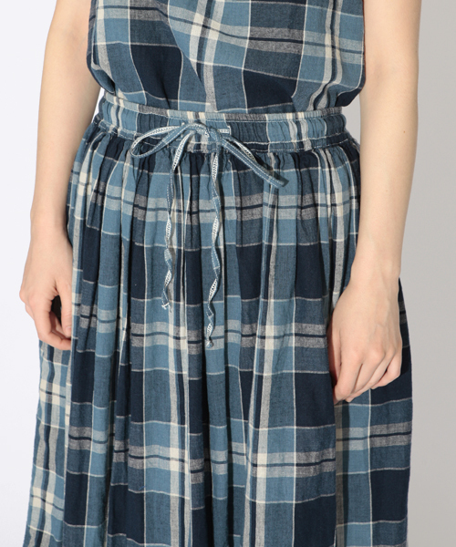 BEAMS BOY（ビームスボーイ）の「orslow / ギャザー チェックスカート