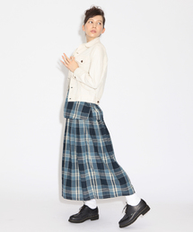 オアスロウorslowチェックギャザースカート　BEAMSBOY BEAMS BOY（ビームスボーイ）の「orslow / ギャザー チェック