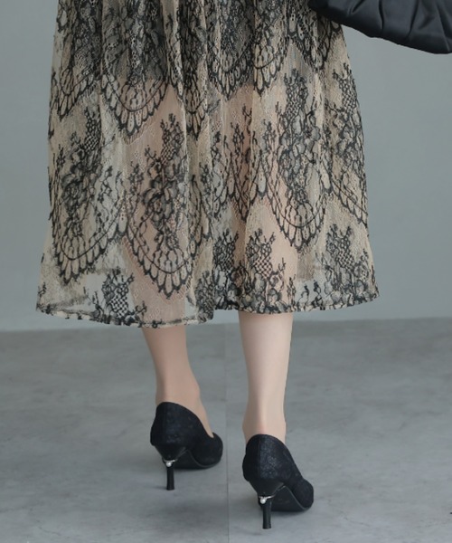 jurer（ジュレ）の「パールリング付きヒールレースグリッターパンプス（パンプス・レディース・ゴールド/ブラック/シルバー/プラチナム・M/S/L/LL）」の14枚目の写真