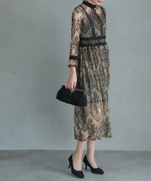 jurer（ジュレ）の「パールリング付きヒールレースグリッターパンプス（パンプス・レディース・ゴールド/ブラック/シルバー/プラチナム・M/S/L/LL）」の15枚目の写真