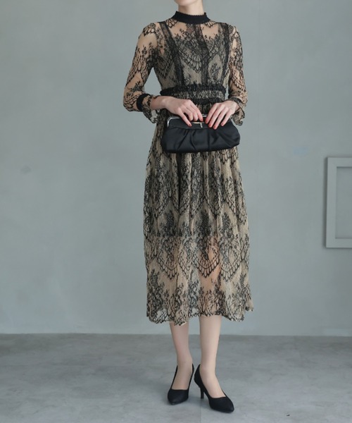 jurer（ジュレ）の「パールリング付きヒールレースグリッターパンプス（パンプス・レディース・ゴールド/ブラック/シルバー/プラチナム・M/S/L/LL）」の16枚目の写真