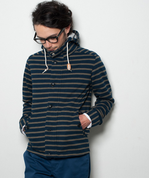 green label relaxing（グリーンレーベルリラクシング）の「▲▲▲◎SLUB/CUT デッキパーカー ◆（パーカー・メンズ・ダークグレー/その他2/その他1/ネイビー/レッド・SMALL/X-LARGE/LARGE/MEDIUM/X-SMALL）」の4枚目の写真