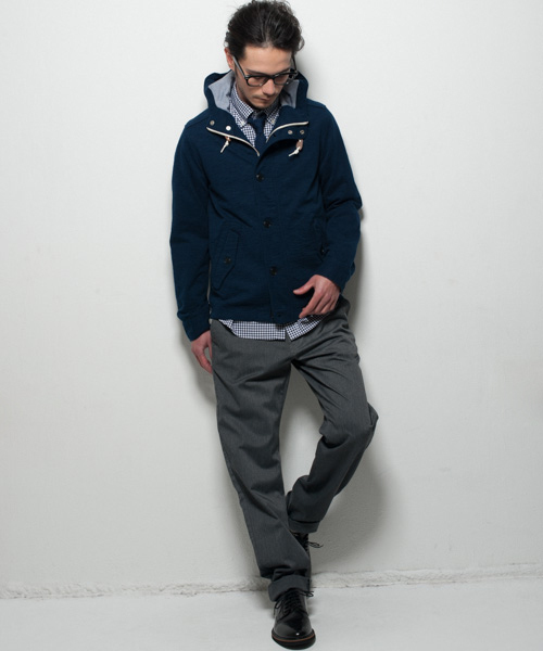 green label relaxing（グリーンレーベルリラクシング）の「▲▲▲◎SLUB/CUT デッキパーカー ◆（パーカー・メンズ・ダークグレー/その他2/その他1/ネイビー/レッド・SMALL/X-LARGE/LARGE/MEDIUM/X-SMALL）」の12枚目の写真