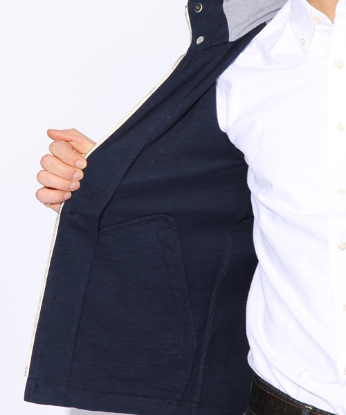 green label relaxing（グリーンレーベルリラクシング）の「▲▲▲◎SLUB/CUT デッキパーカー ◆（パーカー・メンズ・ダークグレー/その他2/その他1/ネイビー/レッド・SMALL/X-LARGE/LARGE/MEDIUM/X-SMALL）」の9枚目の写真