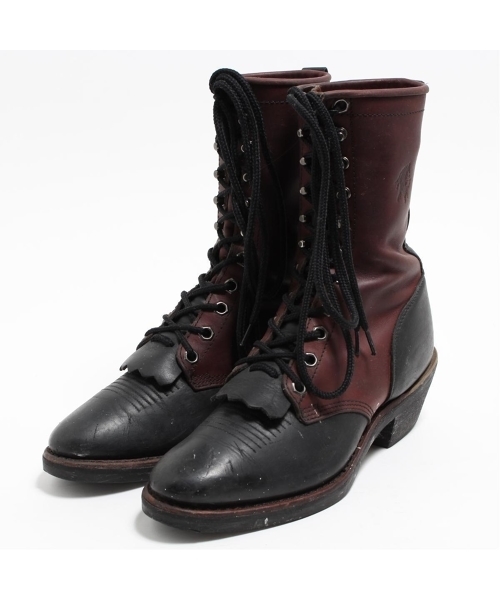 ブランド古着】編み上げウエスタンブーツ（ブーツ）｜CHIPPEWA（チペワ 