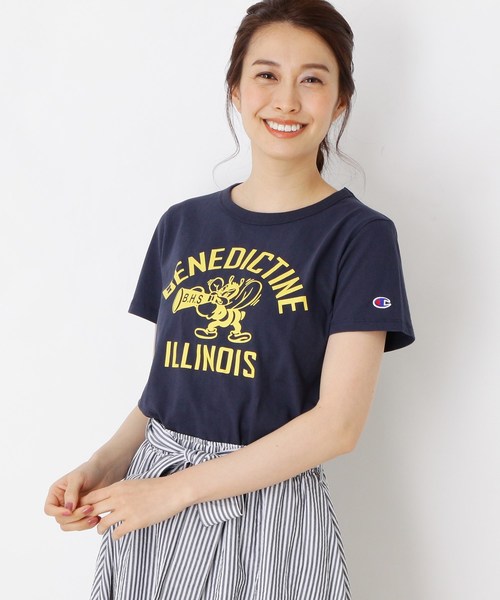 セール】【Champion】カレッジTシャツ（Tシャツ/カットソー