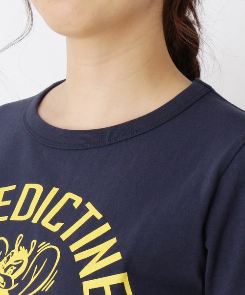 Champion(チャンピオン)の「【Champion】カレッジTシャツ(Tシャツ/カットソー・レディース・オフホワイト/ダークグリーン/パープル系4/ネイビー/イエロー/ワインレッド・02)」の10枚目の写真