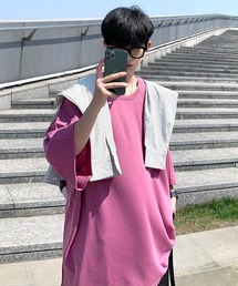 【neos -addictive design-】ビッグシルエット TR クルーネックT