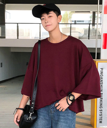 【neos -addictive design-】ビッグシルエット TR  クルーネックT