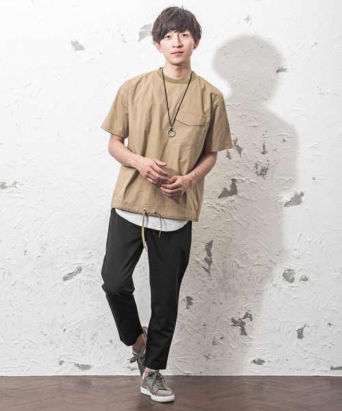 MinoriTY（マイノリティ）の「TR接触冷感テーパードアンクルパンツ（その他パンツ・メンズ・ブラック/ネイビー/ダークグレー/チャコール・M/L/XL）」の5枚目の写真
