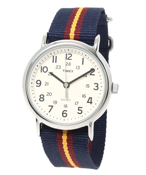 SHIPS(シップス)の「TIMEX: WEEKENDER FULL SIZE(アナログ腕時計・メンズ・キャメル/ネイビー/グリーン・ONE SIZE)」の3枚目の写真