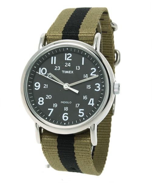 SHIPS(シップス)の「TIMEX: WEEKENDER FULL SIZE(アナログ腕時計・メンズ・キャメル/ネイビー/グリーン・ONE SIZE)」の1枚目の写真