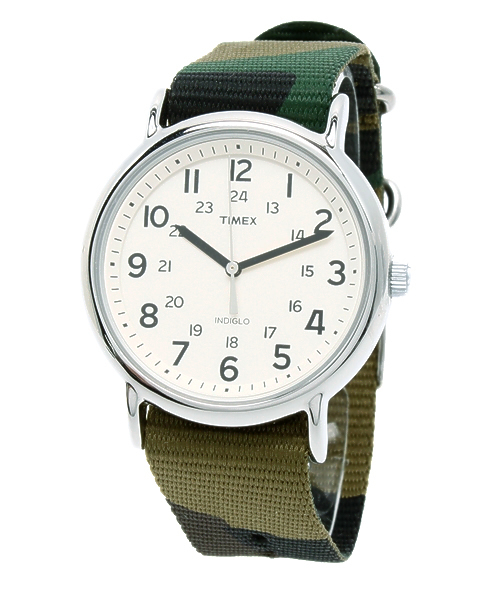 SHIPS(シップス)の「TIMEX: WEEKENDER FULL SIZE(アナログ腕時計・メンズ・キャメル/ネイビー/グリーン・ONE SIZE)」の2枚目の写真