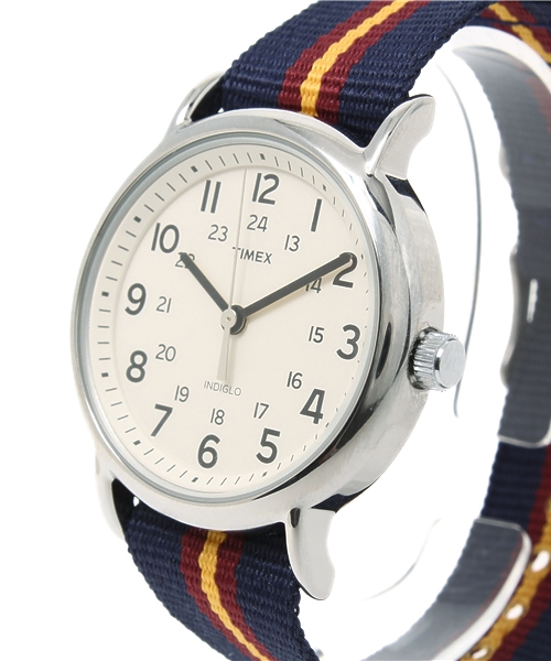 SHIPS(シップス)の「TIMEX: WEEKENDER FULL SIZE(アナログ腕時計・メンズ・キャメル/ネイビー/グリーン・ONE SIZE)」の6枚目の写真