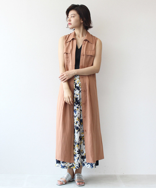 セール Sugar Rose シュガーローズ リボンベルト付ノースリーブシャツワンピース シャツワンピース Tite In The Store ティテ インザ ストア のファッション通販 Zozotown