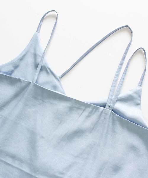 MODE ROBE（モードローブ）の「アシメキャミソール（キャミソール・レディース・ピンク/ベージュ/ブラック/ブルー/ホワイト・FREE）」の14枚目の写真