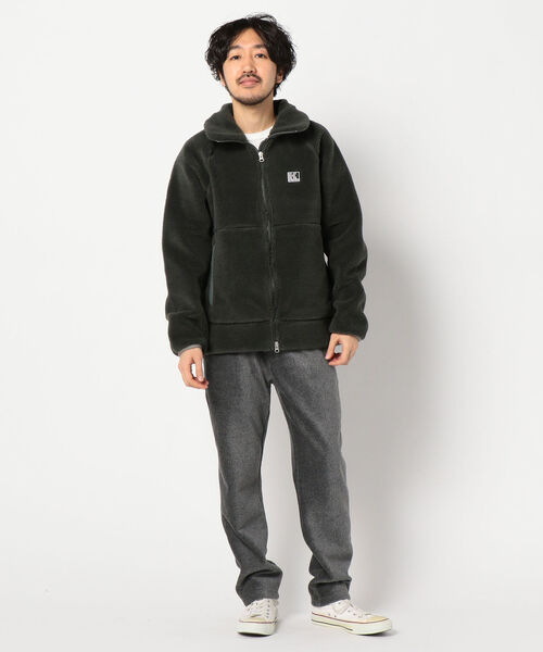 GLOSTER(グロスター)の「【HELLY HANSEN / ヘリーハンセン】ファイバーパイル ZIP Jacket(ブルゾン・メンズ・ブラック/アーミー/ネイビー・M/L)」の15枚目の写真