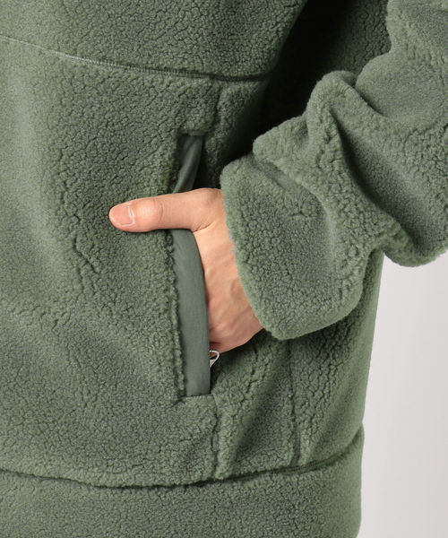 GLOSTER(グロスター)の「【HELLY HANSEN / ヘリーハンセン】ファイバーパイル ZIP Jacket(ブルゾン・メンズ・ブラック/アーミー/ネイビー・M/L)」の8枚目の写真